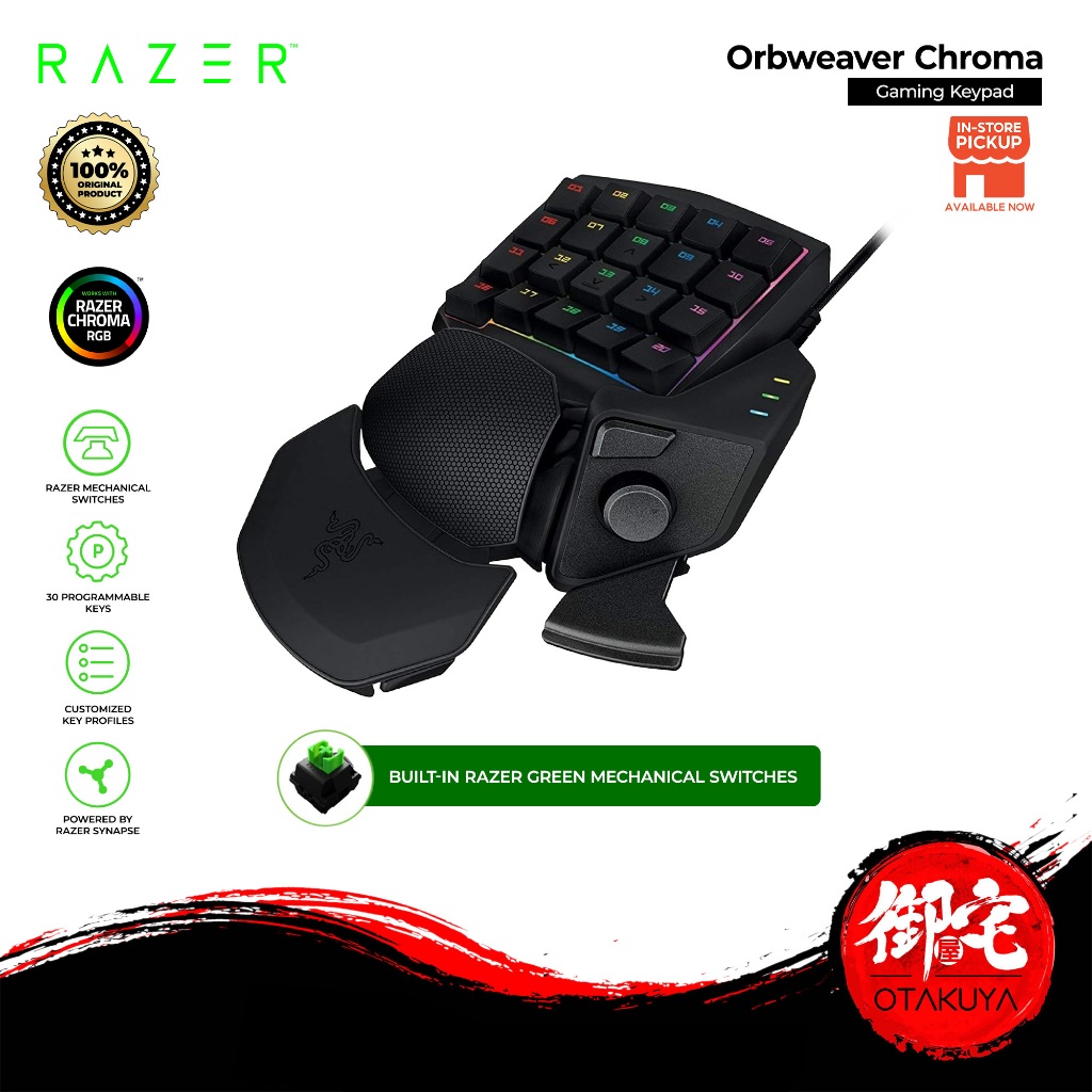 RAZER Orbweaver Chroma Gaming Keypad | Shopee Malaysia