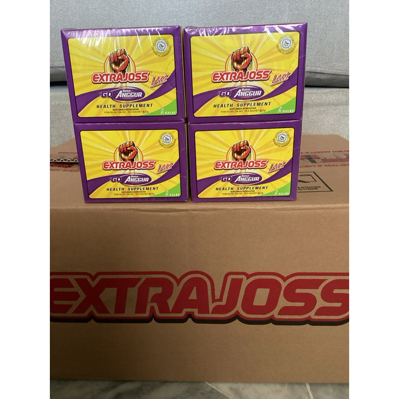 Extrajoss Anggur Indonesia 1 pack x 10 box x 6s’ *ready stock ...