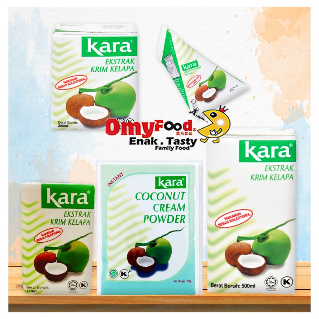 65ml / 200ml / 500ml 110ml Kara Coconut Cream Extract, 50g Coconut ...