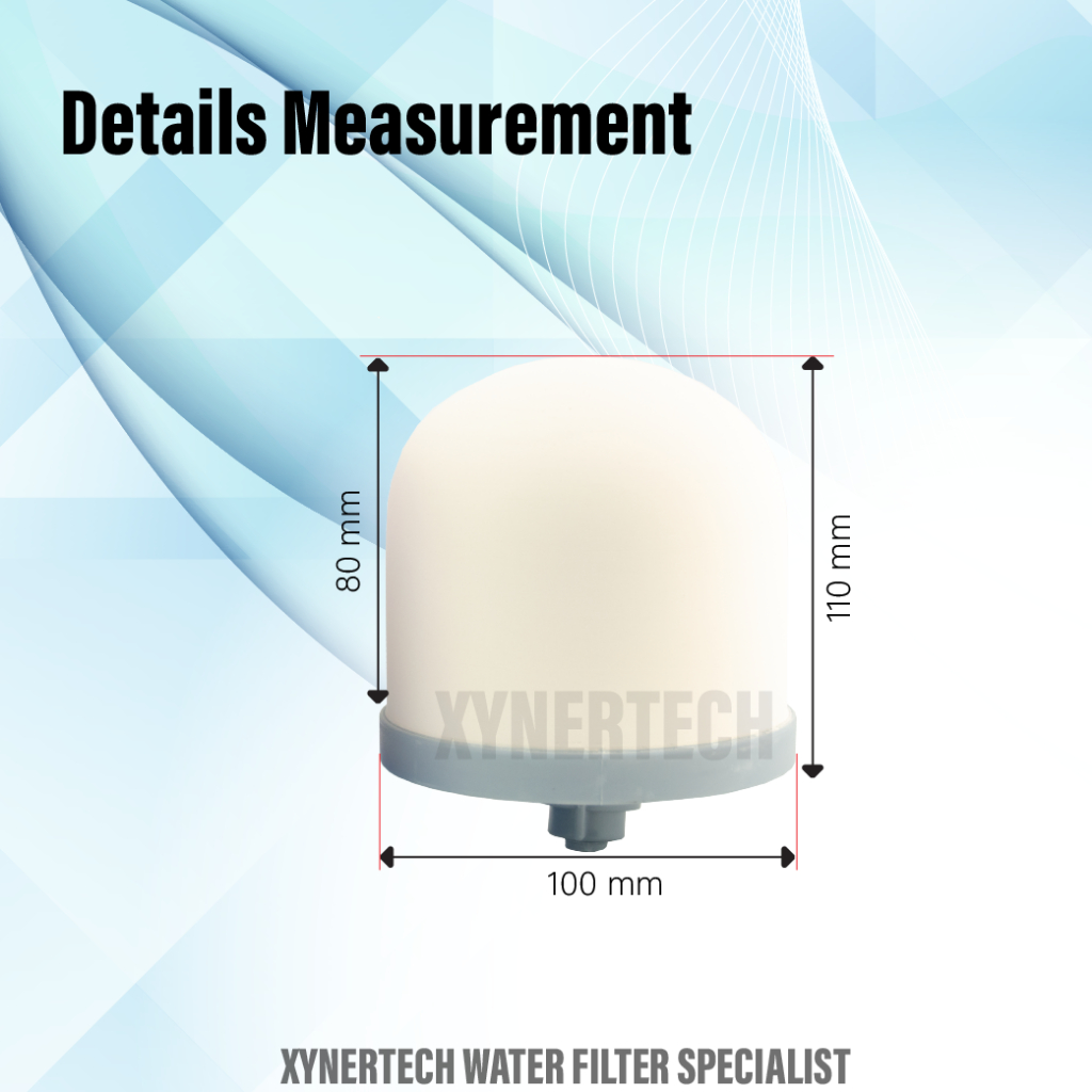 Dome Ceramic Mineral Pot Replacement Water Cartridge Dom Water Filter ...