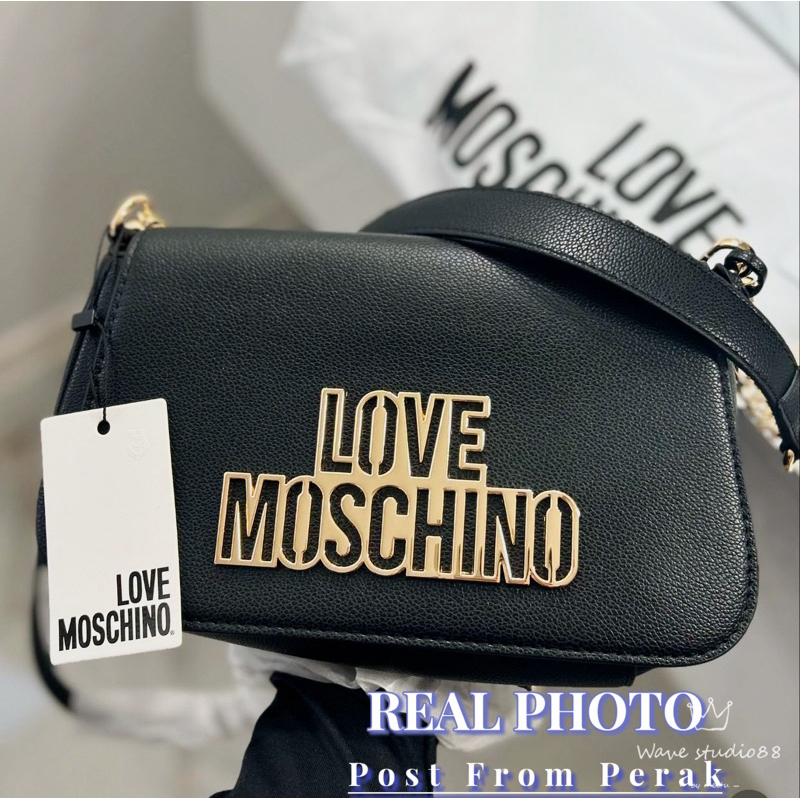 READY STOCK MALAYSIA Love Forever Moschino Ori Outlet Hobo Crossbody bag Shoulder bag