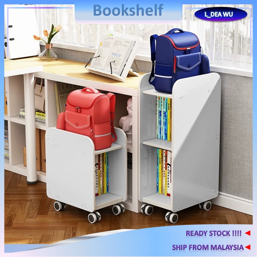 Book Rack Bookshelf Rak Buku Kanak Kanak Drawing Book Storage Box ...