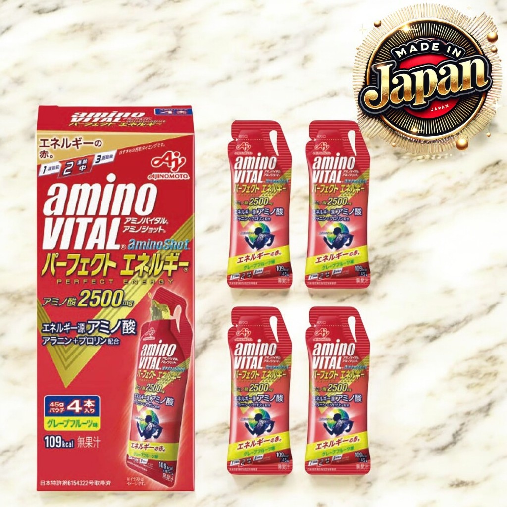 Ajinomoto Amino Vital Amino Shot Perfect Energy Grapefruit flavor Amino ...