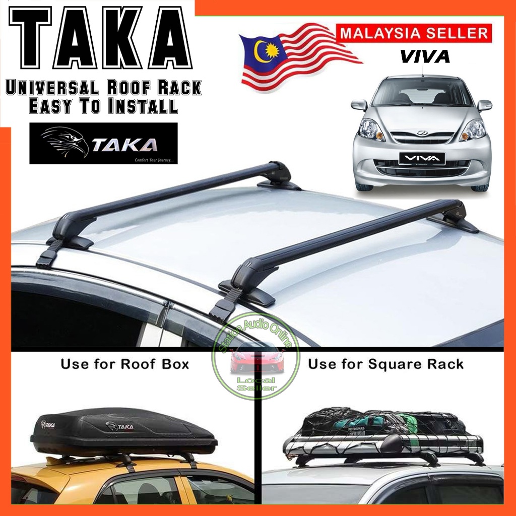 Perodua Viva Universal Roof Rack Luggage Car Top Carrier Cargo Box ...