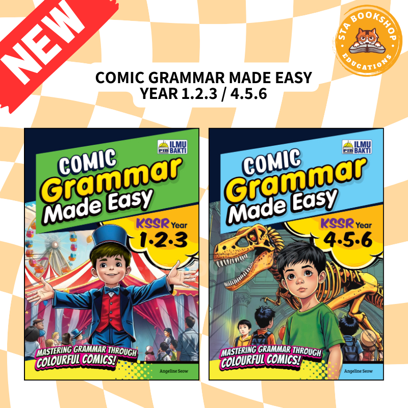 [STA] 2025 COMIC GRAMMAR MADE EASY KSSR YEAR 1.2.3 & YEAR 4.5.6 (ILMU ...