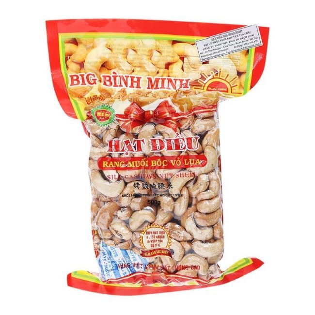 【VIETNAM】Salted Cashew Nuts（Hat Dieu Rang Muoi Binh Minh）越南平明盐焗腰果 ...