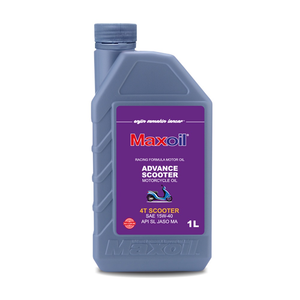 MAXOIL 4T SCOOTER ADVANCE SCOOTER SAE 15W40 SL/CF – 1L 100% ORIGINAL ...