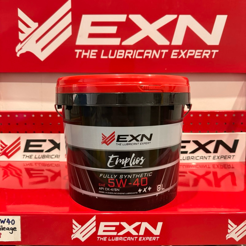 EXN Diesel engine 5W40 Fully synthetic 8L Free gift 🎁 | Shopee Malaysia