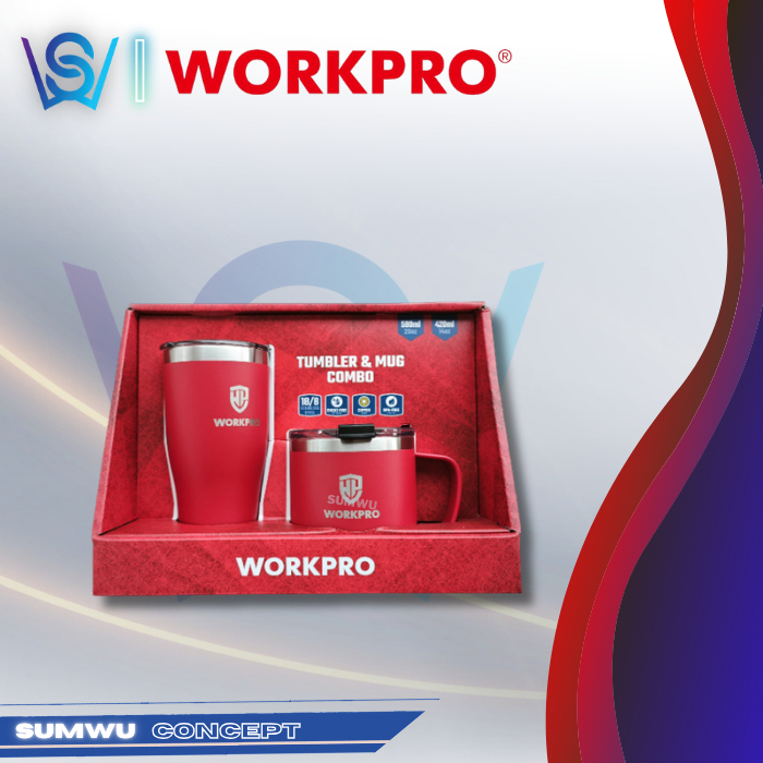 Workpro Drinkware 2 PC Tumbler (20Oz) & Mug Combo Set (14Oz) | Shopee ...