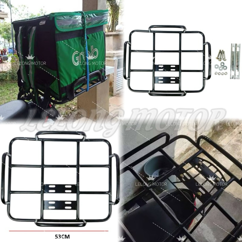 Motorcycle Delivery Bag Rack HOLDER Universal Carrier Tailstock Rear ...