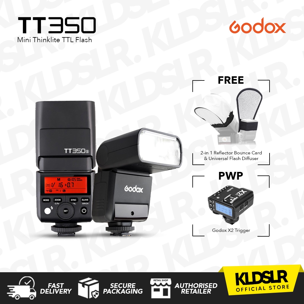 Godox TT350 / TT350C / TT350F/ TT350N/ TT350S Mini Thinklite TTL Flash ...