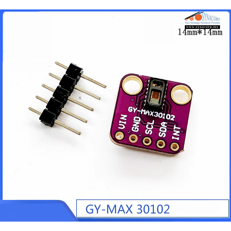 MAX30102 Heart Rate Sensor Module Pulse Detection Blood Oxygen ...