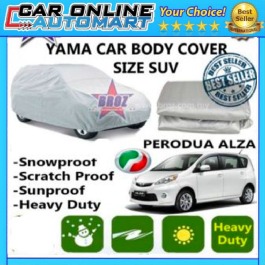 Perodua Alza Yama Car Covers - MPV Size | Shopee Malaysia