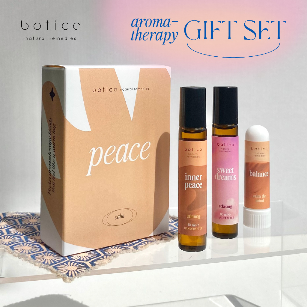 botica – PEACE gift set (essential oil roll-on & inhaler, aromatherapy ...