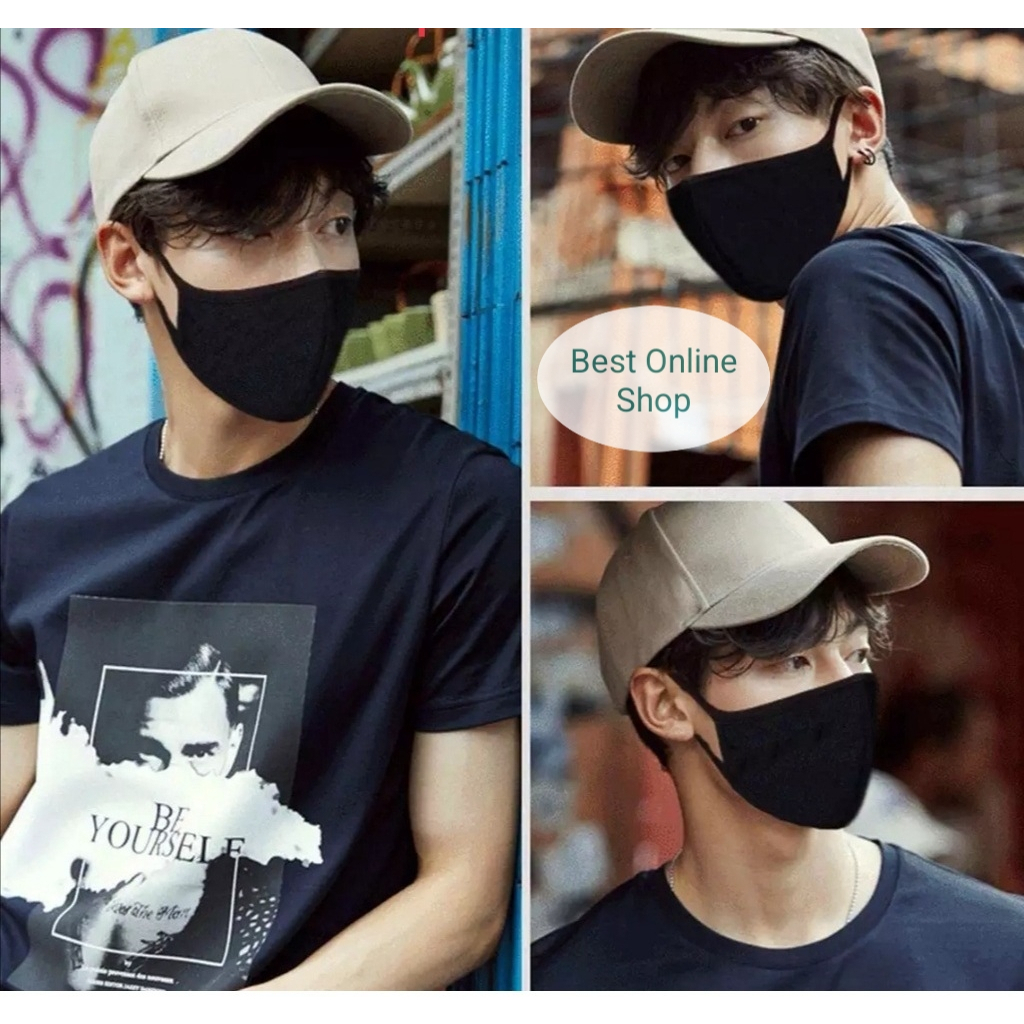 (Washable)Dewasa MASK COTTON Kain Boleh Cuci Reusable Face Masks ...