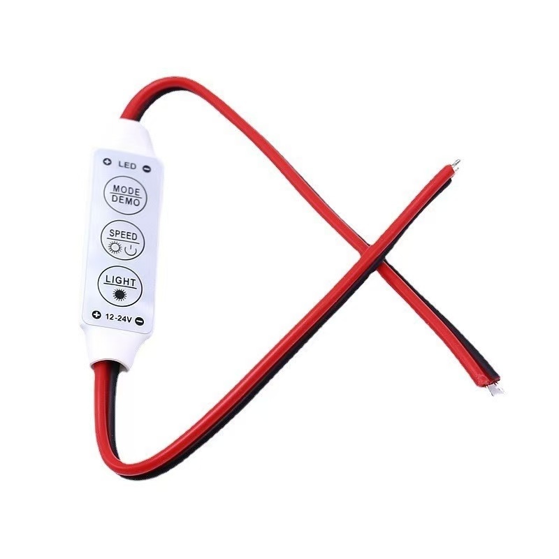 12V 3 Button Dimmer Controller LED Strip Light Single Color | Shopee ...