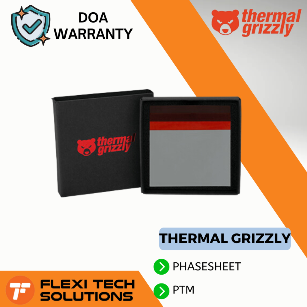 Flexi Tech Thermal Grizzly PhaseSheet PTM - 50x 40x 0.2mm | Shopee Malaysia
