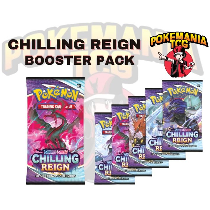 (Live Rip) Pokemon TCG - Chilling Reign Booster Pack (English) | Shopee ...