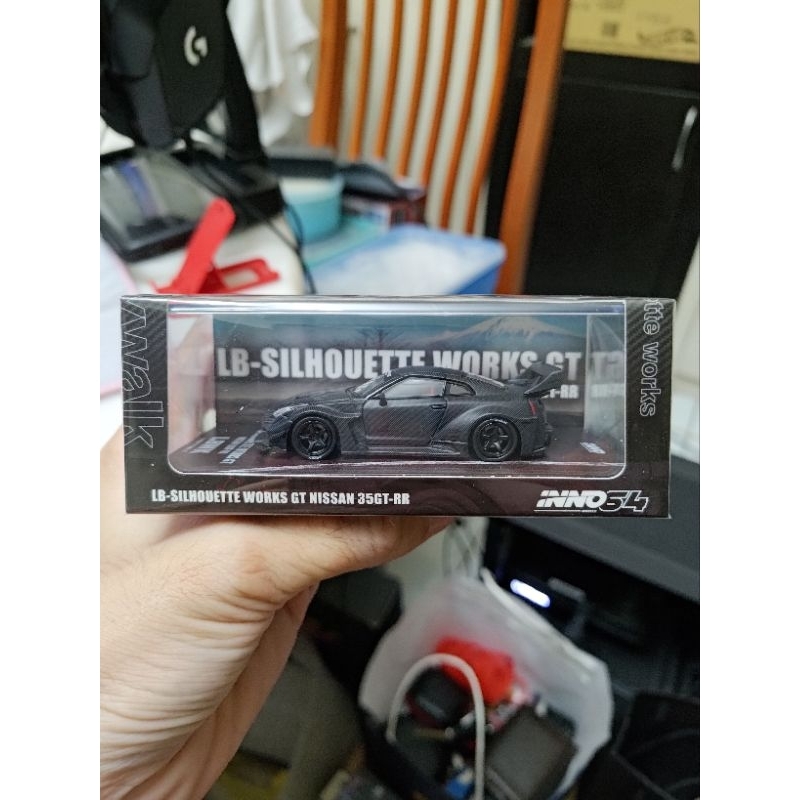Inno64 NISSAN GT-R (R35) LBWK SUPER SILHOUETTE 35GT-RR Full Carbon ...