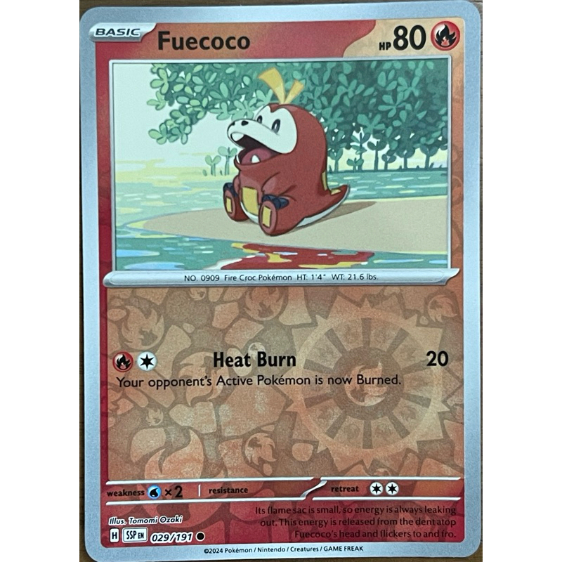 Pokemon TCG Single Card - SV8 Surging Sparks (Fire) Normal Art (NA), Holo  (H), Reverse Holo (RH) | Shopee Malaysia