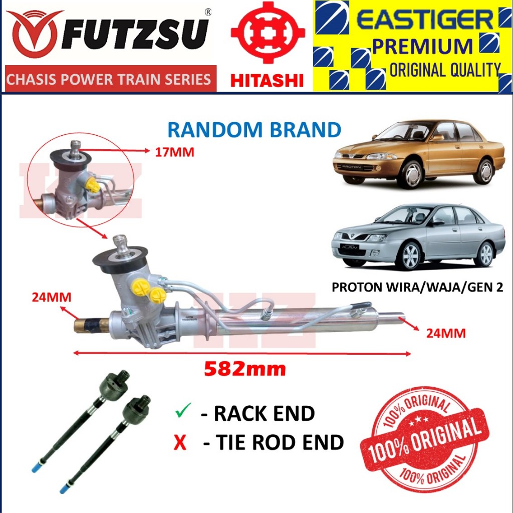 PROTON WIRA/WAJA/GEN 2 POWER STEERING RACK / PROTON PERSONA (2007-2008 ...