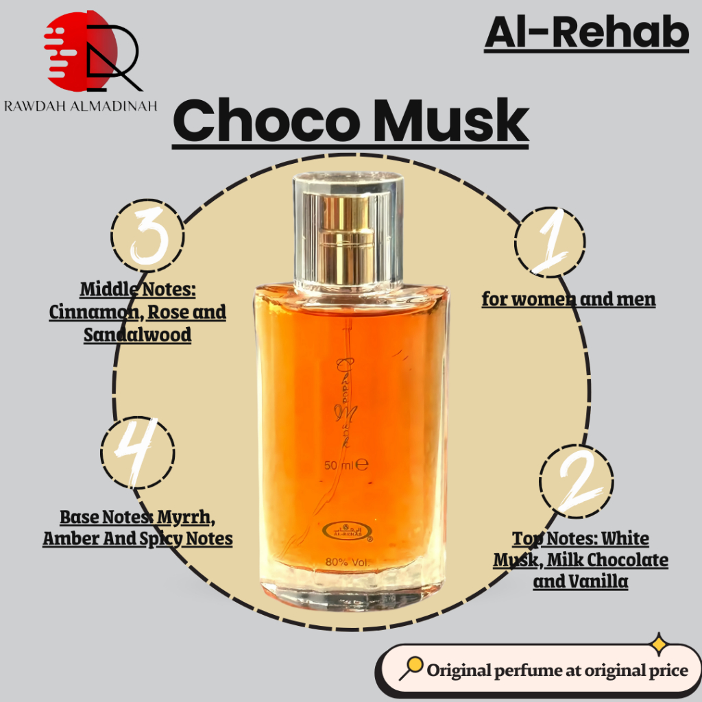 Choco Musk - Al-Rehab Eau De Spray Perfume 50 ml1.65 fl. oz | Shopee ...