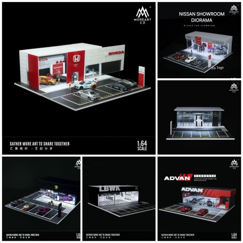 MOREART LBWK GARAGE NISSAN DEALER ADVAN MERCEDES LAMBORGHINI HONDA ...
