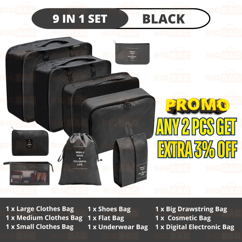Pro packing cubes travel toiletry bag deals