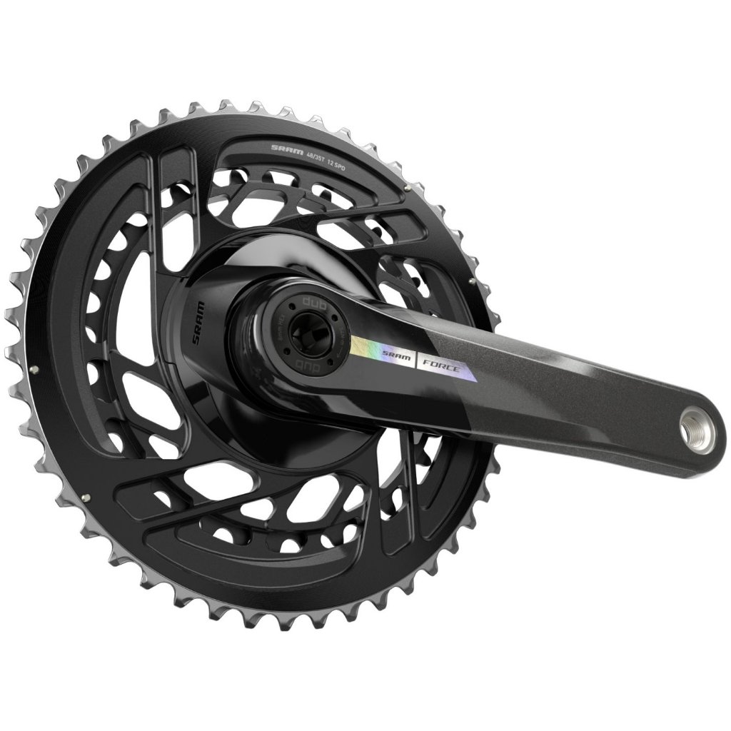 SRAM Force d1 d2 Crankset 12-speed - DUB - 48/35T - black gloss 165mm ...