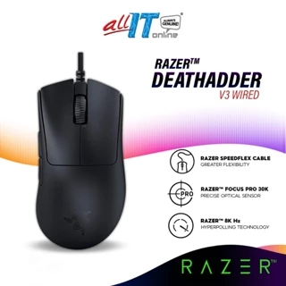Razer DeathAdder V3 Ultra-lightweight Ergonomic Esports Wired Gaming Mouse with Razer™ Focus Pro 30K Optical Sensor
