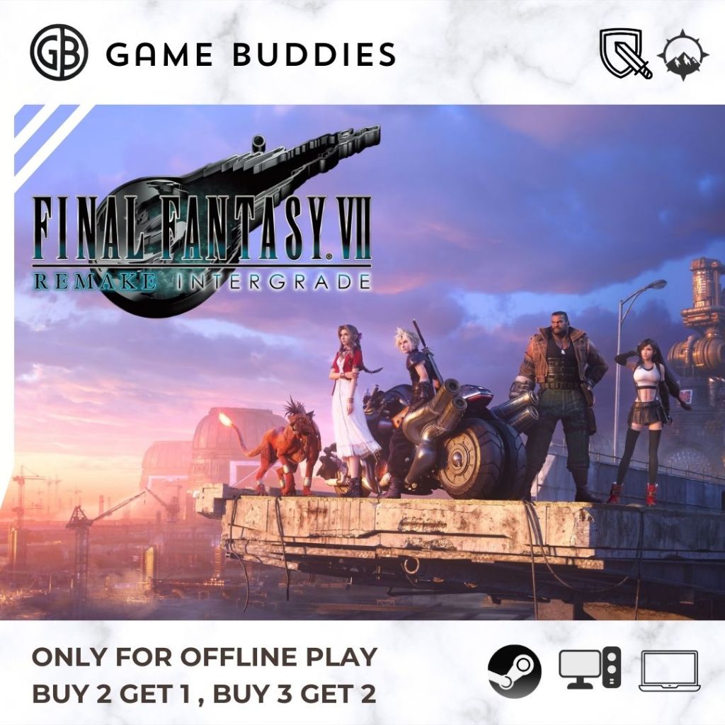 Final Fantasy VII Remake Intergrade ( Offline ) Steam PC Original ...