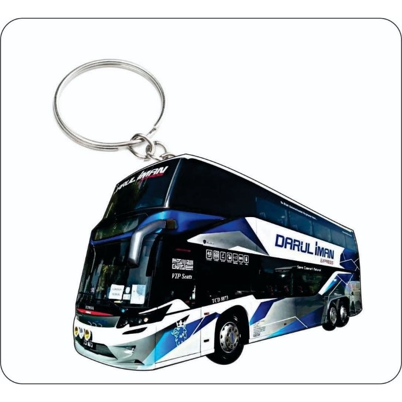 scania bus Darul iman express 2d keychain | Shopee Malaysia