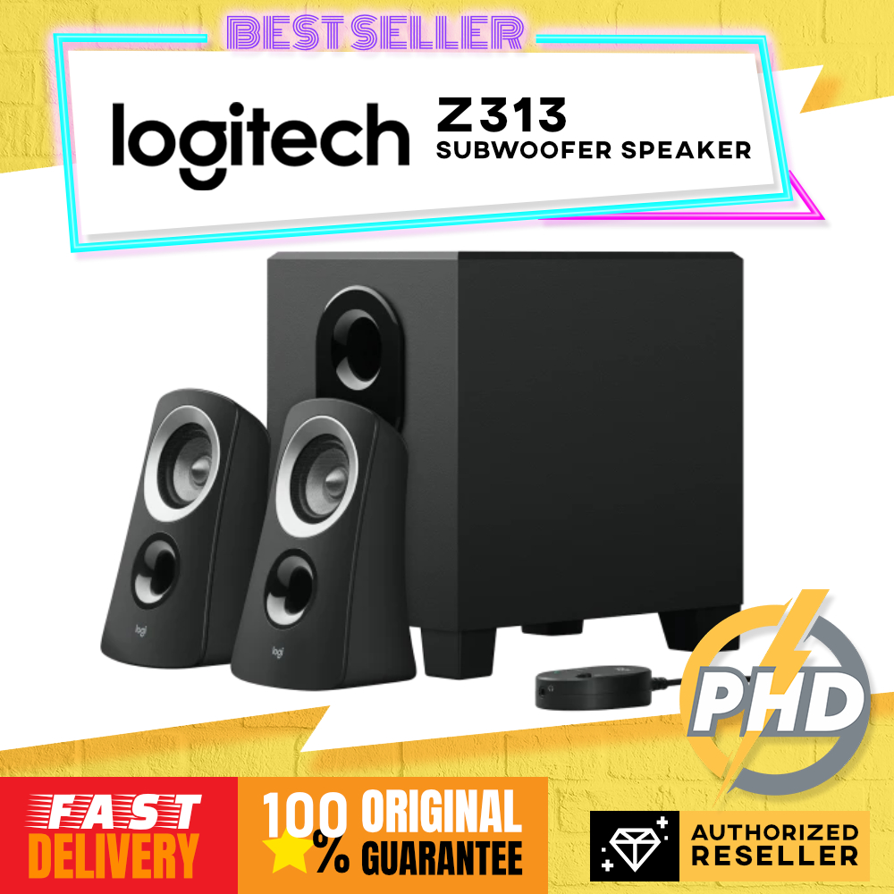 Logitech Z313 Multimedia Speaker System with Subwoofer, Full