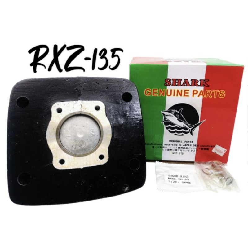 RXZ BLOCK STD / 58MM Cylinder Complete Set SHARK RXZ135 Standard ...
