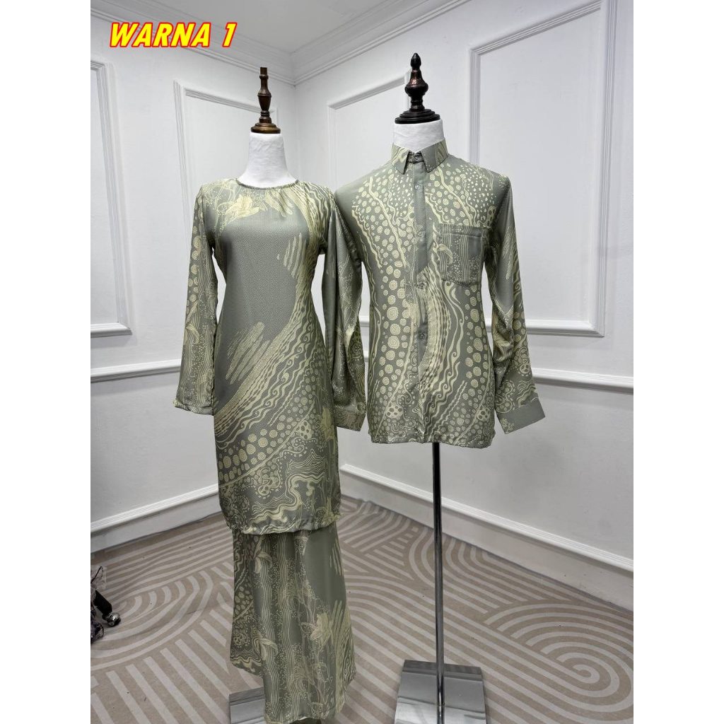 Baju Kurung Dan Kemeja Batik Ainul | Shopee Malaysia