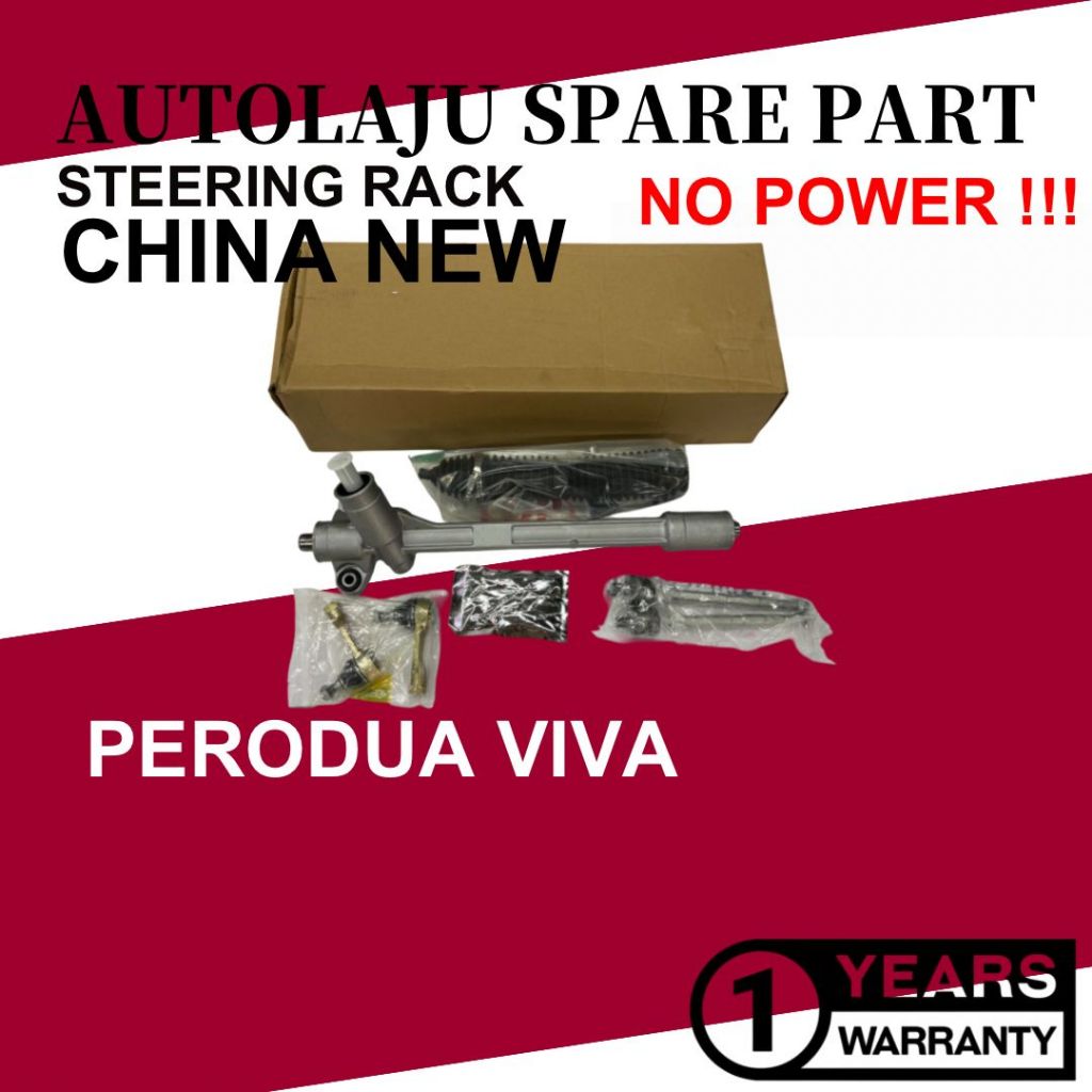 100% NEW PERODUA VIVA STEERING RACK NO POWER HIGH QUALITY 1 YEAR ...