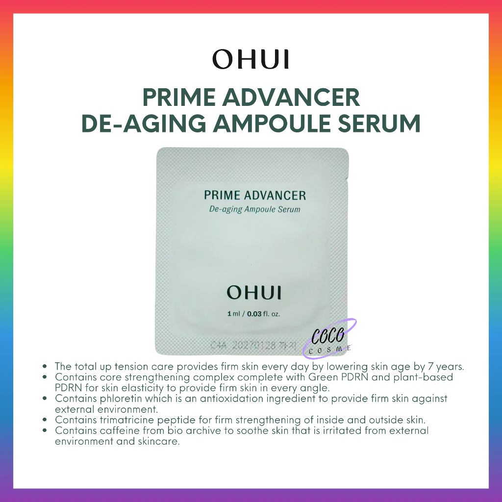 O HUI ] Prime Advancer De-aging PDRN Booster Shot - Foto 13