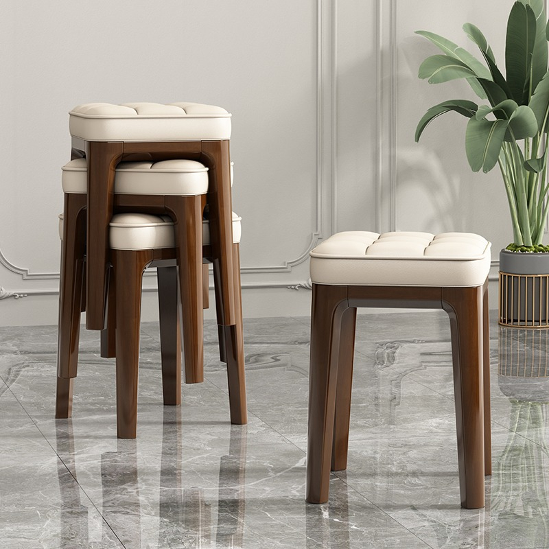 Modern Simple Home Living Room Low Stool Soft Seats High Stool ...