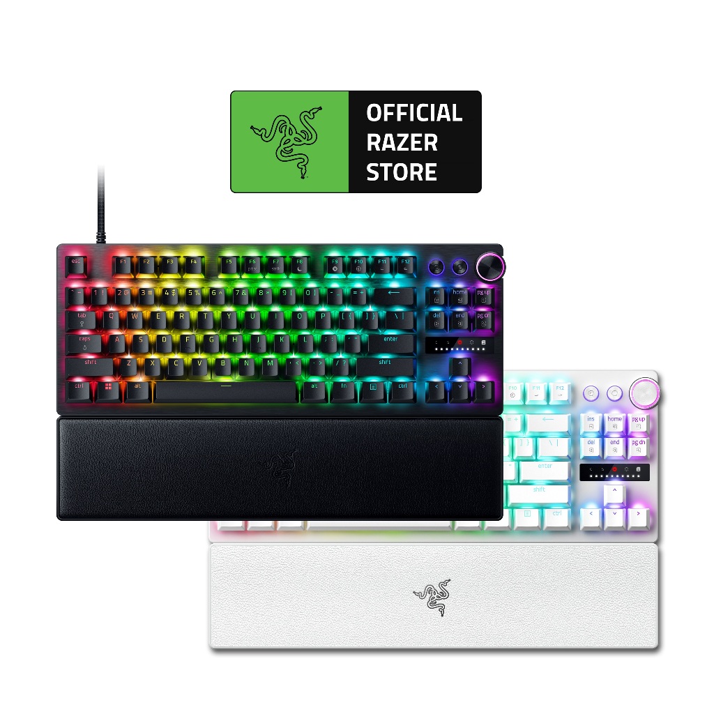 Razer Huntsman V3 Pro TKL Esports Gaming Keyboard | BLACK / WHITE ...