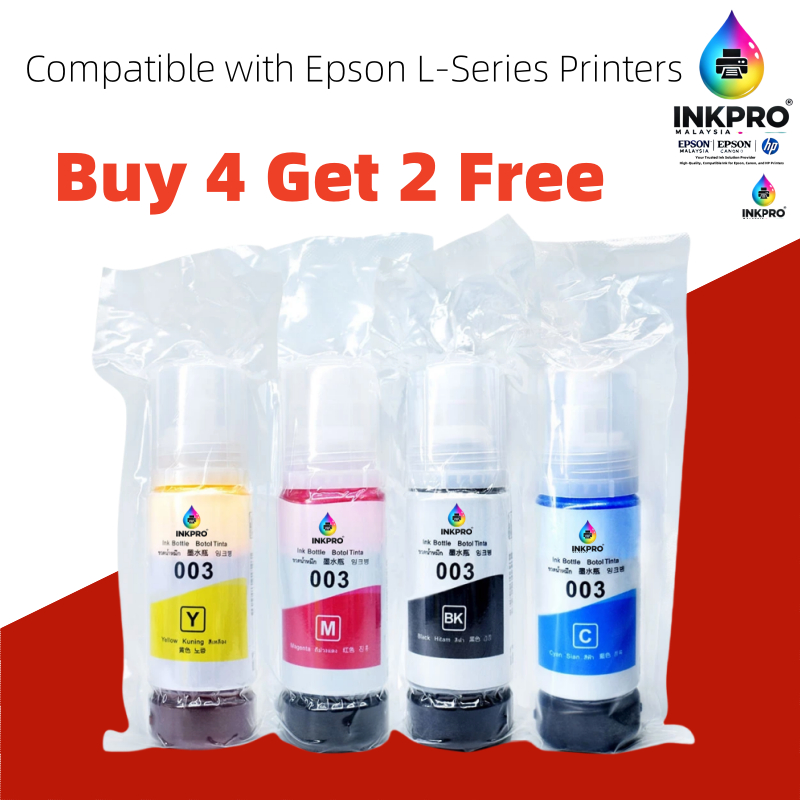 003 Super Affordable Ink, Compatible with L3110/L3150, Clear Prints ...
