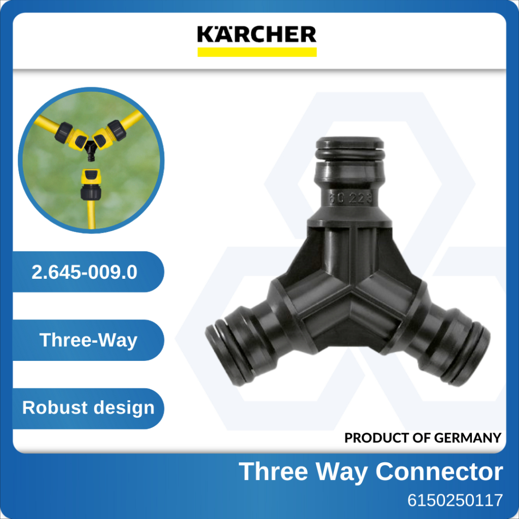 Karcher Three Way Connector for Connecting Three Hoses Penyambung Getah ...
