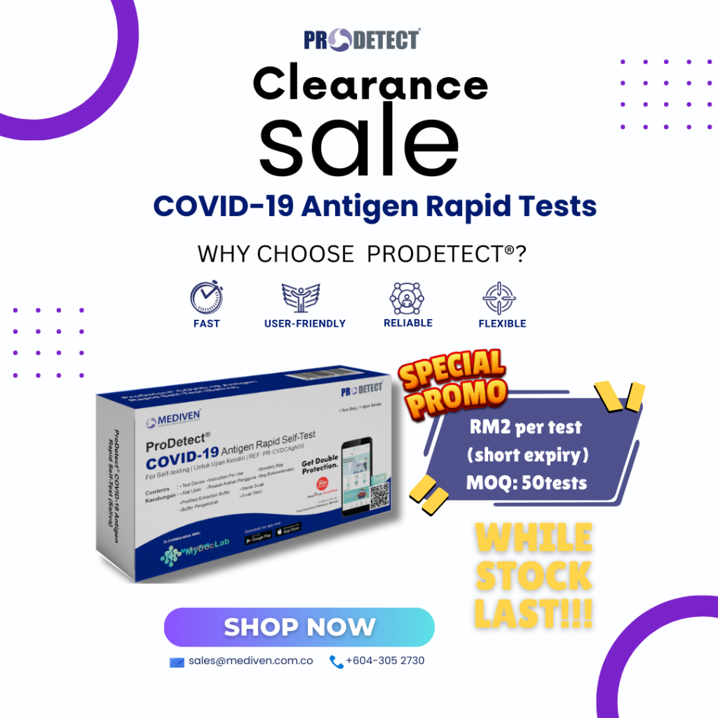ProDetect® COVID-19 Antigen Rapid Self-Test (Nasal) | Shopee Malaysia