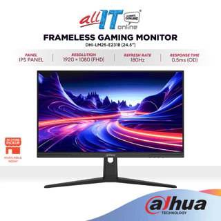 DAHUA LM25-E231B 24.5" FHD IPS Gaming Monitor | 180Hz | Adaptive Sync | 100% sRGB | DP1.4 / HDMI 2.0
