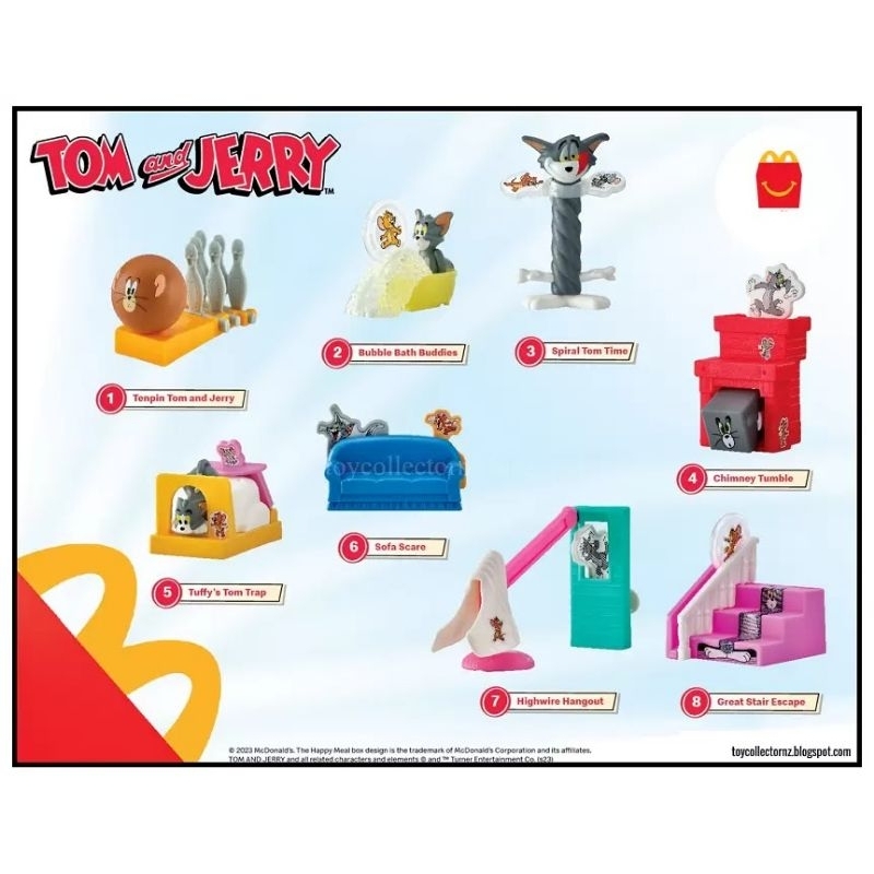 Mcdonald S Happy Meal Toys Tom Jerry Shopee Malaysia