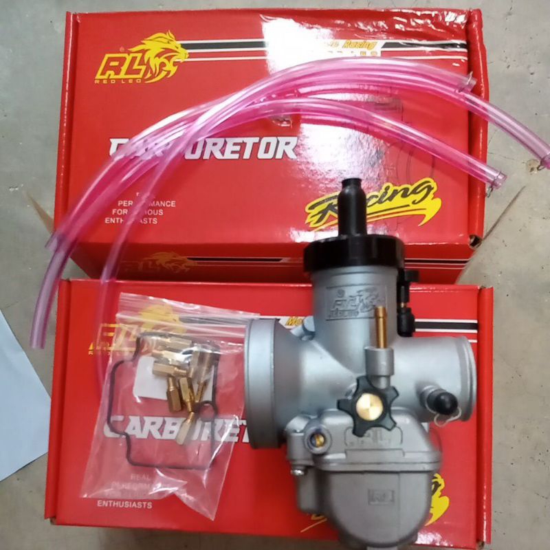 NEW VERSION RED LEO RACING PE CARBURETOR (SLIDE BULAT) 28MM 30MM 32MM ...