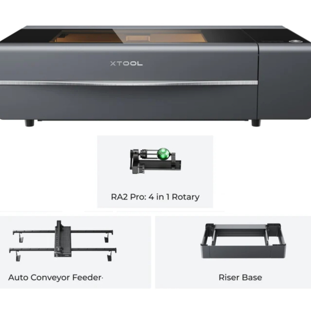 xTool P2S Versatile Bundle CO2 Laser machine( P2S machine, Auto ...