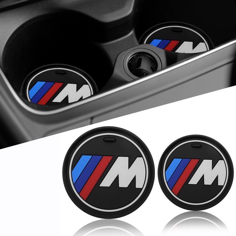 BMW Car Coasters Non-Slip Coaster Car Cup Holder Mat Anti-Slip Drink ...