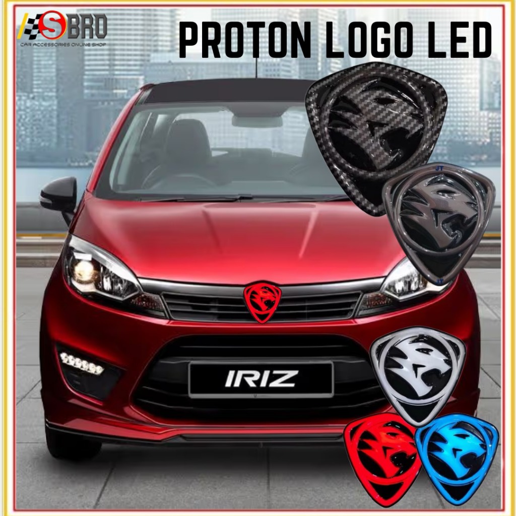 Proton Logo LED Emblem Triangle Front Rear Running Light Badge Light ...