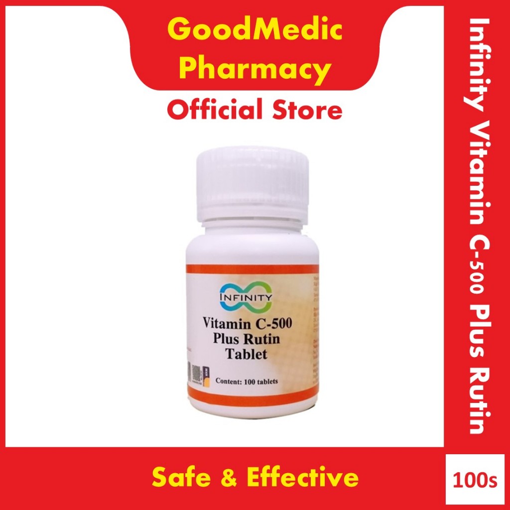 Infinity Vitamin C-500 Plus Rutin Tablet (100s) | Shopee Malaysia
