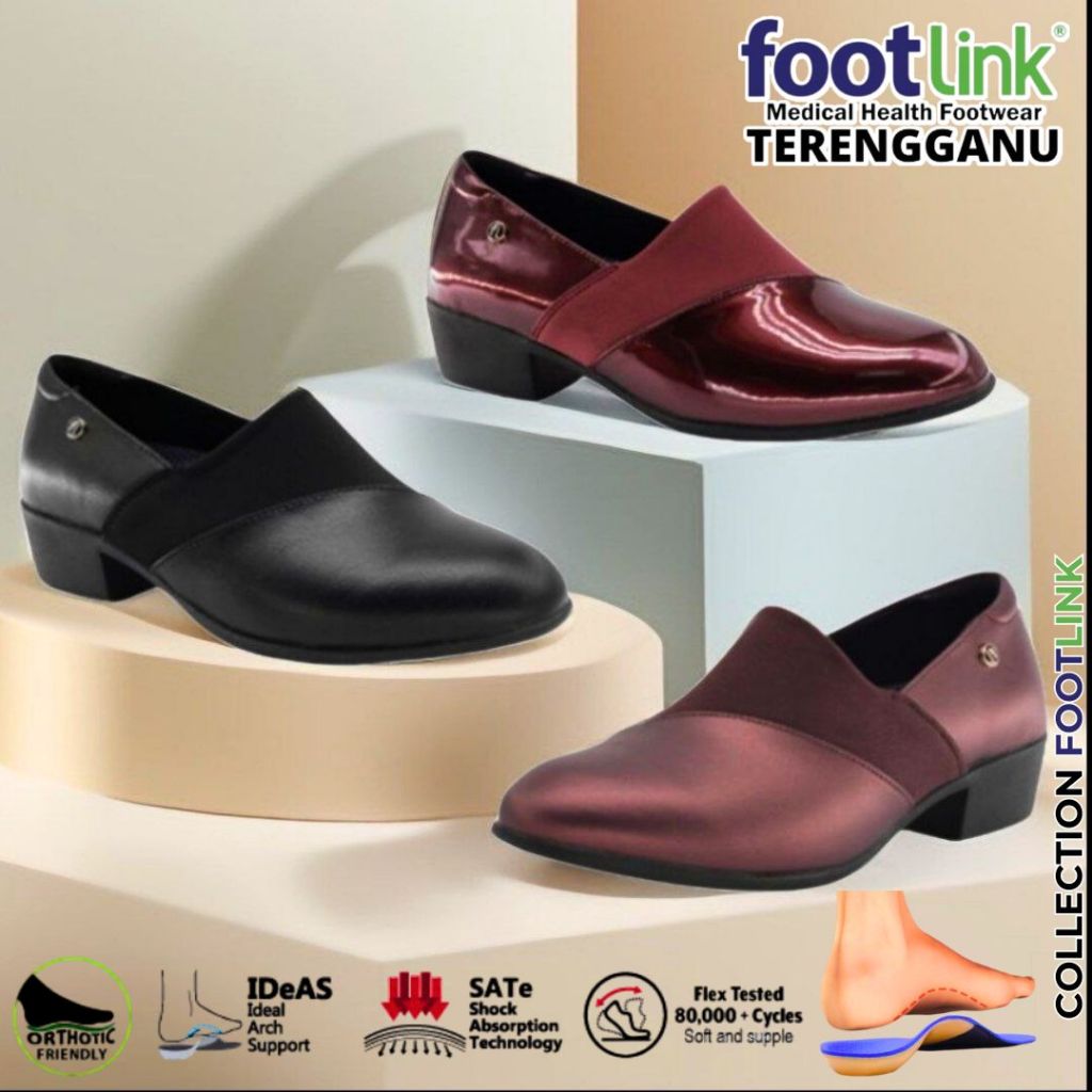 Footlink TH 6092 & TH 3092 & TH 3192 Medical Health Women Shoe | Shopee ...